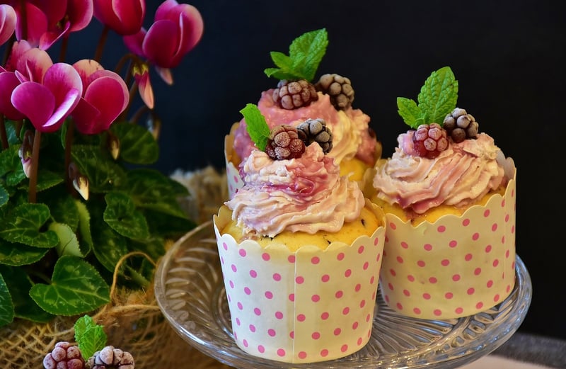 Ocean Blue Cupcakes